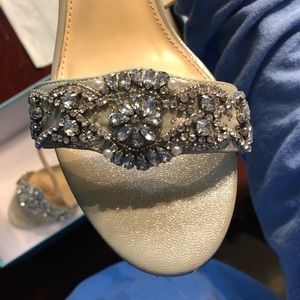 Betsey Johnson Bridal Shoes. Size 9